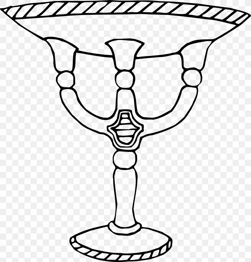 Black And White Line Art Clip Art, PNG, 2280x2374px, Black And White, Area, Black, Candle Holder, Champagne Stemware Download Free