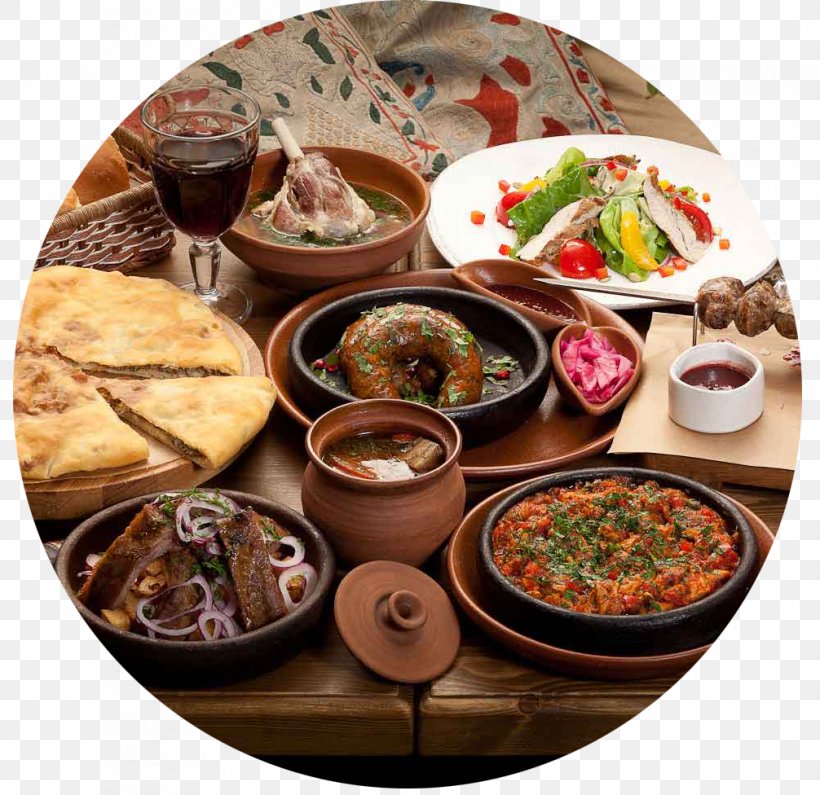 Georgian Cuisine Kharcho Shashlik Restaurant, PNG, 1006x976px, Georgian Cuisine, Asian Food, Bread, Breakfast, Cuisine Download Free