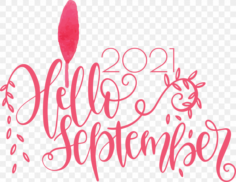 Hello September September, PNG, 3065x2369px, Hello September, Calligraphy, Drawing, Line, Logo Download Free