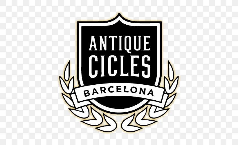 Logo Antique Cicles Brand Bicycle Emblem, PNG, 500x500px, Logo, Area, Barcelona, Bicycle, Brand Download Free