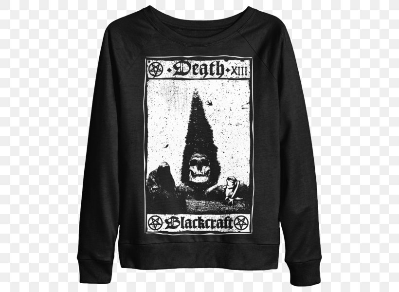 T-shirt Blackcraft Cult Death Tarot Clothing, PNG, 600x600px, Tshirt, Black, Blackcraft Cult, Bluza, Brand Download Free