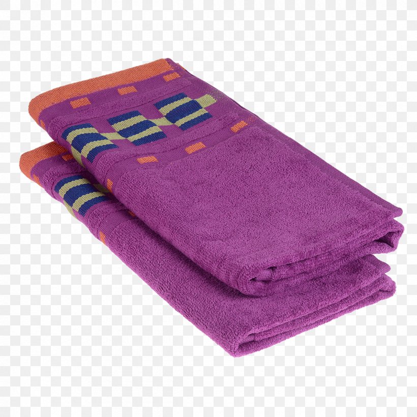 Towel Textile, PNG, 1200x1200px, Towel, Magenta, Material, Purple, Textile Download Free