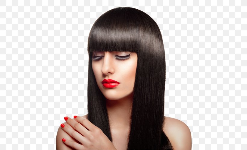 Hairstyle Bangs Artificial Hair Integrations Beauty Parlour, PNG, 500x500px, Hairstyle, Artificial Hair Integrations, Bangs, Beauty, Beauty Parlour Download Free