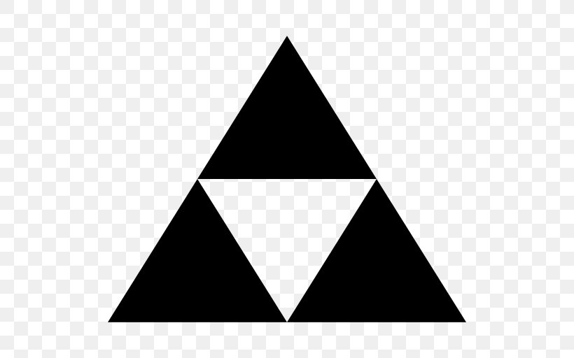 The Legend Of Zelda: Tri Force Heroes Triforce Symbol, PNG, 512x512px, Legend Of Zelda Tri Force Heroes, Area, Black, Black And White, Brand Download Free
