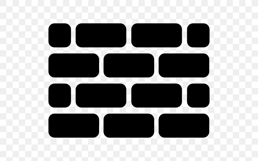 Walls Vector, PNG, 512x512px, Firewall, Area, Black, Black And White, Brick Download Free