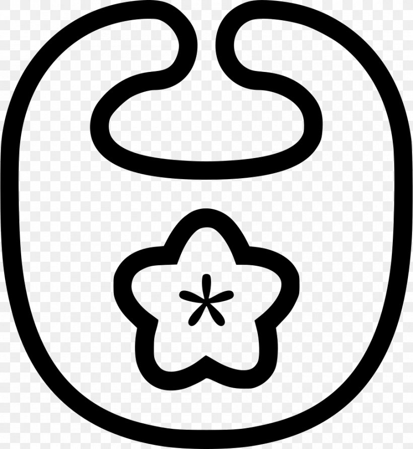 Bib Infant Child Symbol, PNG, 900x980px, Bib, Area, Black, Black And White, Child Download Free