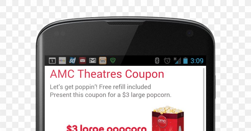 Smartphone AMC Theatres Cinema Coupon Feature Phone, PNG, 1195x627px, Smartphone, Amc Theatres, Brand, Cashier, Cinema Download Free