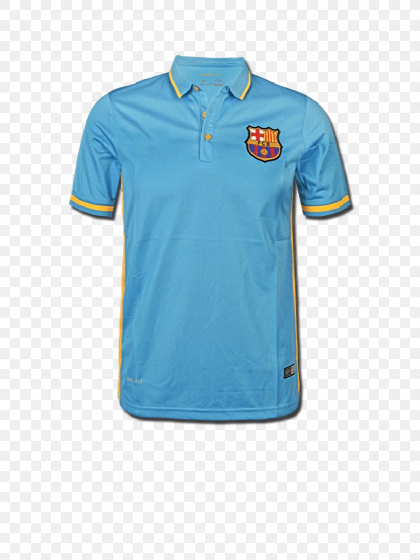 T-shirt FC Barcelona Polo Shirt Blue Jersey, PNG, 900x1200px, Tshirt, Active Shirt, Aqua, Azure, Blue Download Free