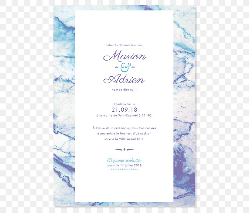 Blue Wedding Invitation In Memoriam Card Convite Marriage, PNG, 700x700px, Blue, Bleuviolet, Color, Convite, In Memoriam Card Download Free