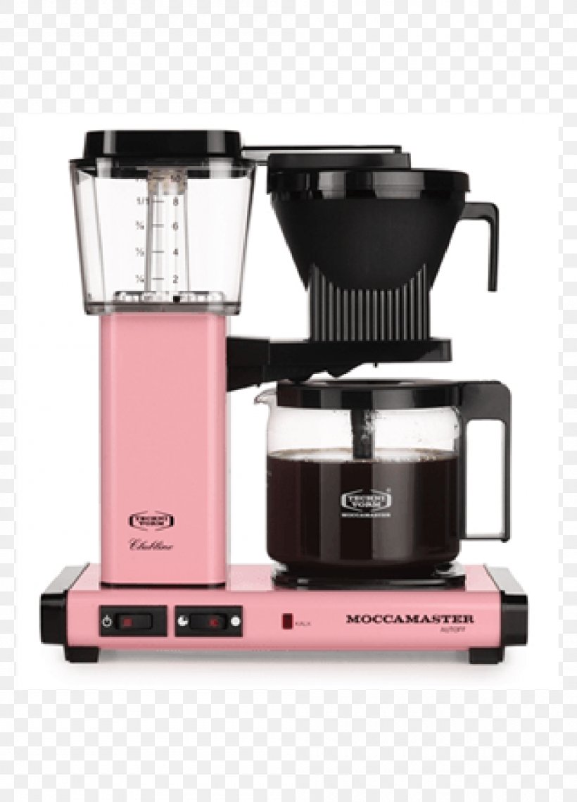 Coffee Technivorm Moccamaster KBG-741 AO Technivorm Moccamaster KBG 741 AO Technivorm Moccamaster KBG Pink, PNG, 1000x1390px, Coffee, Blender, Coffee Filters, Coffeemaker, Cup Download Free