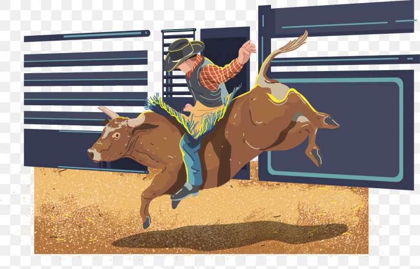 Euclidean Vector Adobe Illustrator, PNG, 1381x886px, Cattle, Art, Bucking, Bull, Cattle Like Mammal Download Free