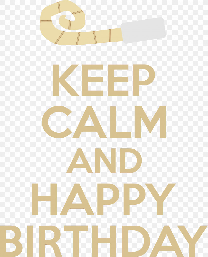 Logo Font Yellow Line Beige, PNG, 2419x3000px, Birthday, Beige, Geometry, Happy Birthday, Keep Calm Download Free