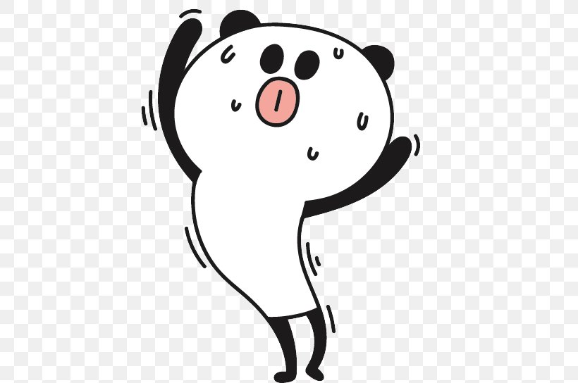 Bear Giant Panda Cartoon, PNG, 693x544px, Bear, Area, Black, Black And White, Carnivoran Download Free