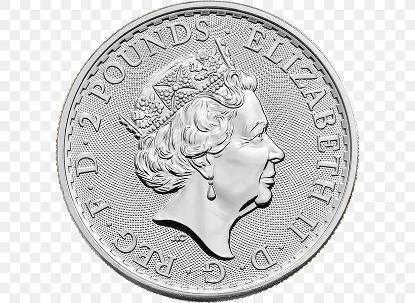 Britannia Great Britain Silver Bullion Coin Ounce, PNG, 600x600px, Britannia, Black And White, Britannia Silver, Bullion, Bullion Coin Download Free