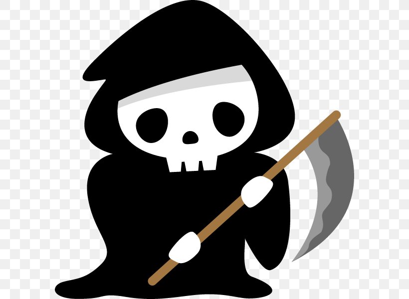 Death Obake Halloween Sickle, PNG, 600x600px, Death, Autumn Leaf Color, Book Illustration, Fictional Character, Halloween Download Free
