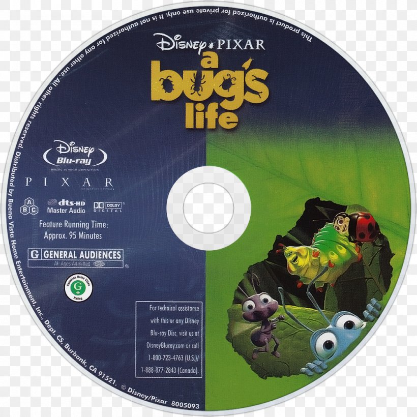 Blu-ray Disc DVD Compact Disc Film Pixar, PNG, 1000x1000px, 4k Resolution, 1998, Bluray Disc, Compact Disc, Copying Download Free