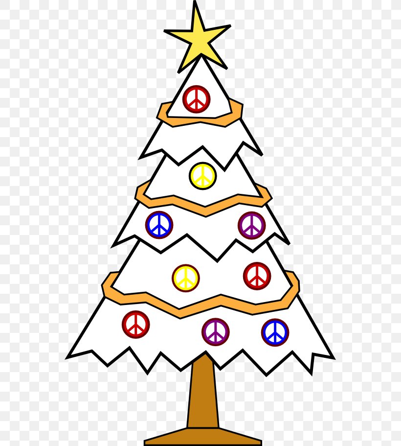Christmas Tree Black And White Clip Art, PNG, 555x911px, Christmas, Area, Artwork, Black, Black And White Download Free