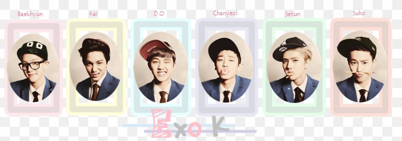 EXO Growl K-pop South Korea Boy Band, PNG, 850x300px, Watercolor, Cartoon, Flower, Frame, Heart Download Free