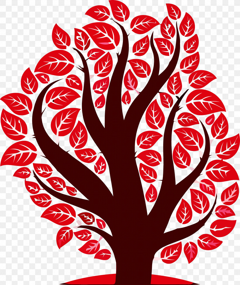 Red Leaf Plant Tree Flower, PNG, 2525x3000px, Tu Bishvat Tree, Abstract Tree, Cartoon Tree, Flower, Leaf Download Free