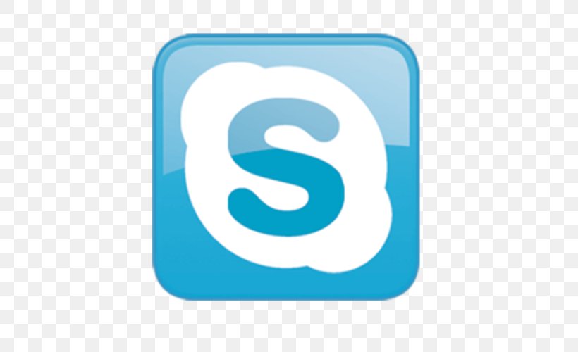 Skype For Business Gadu-Gadu Email Wideband Audio, PNG, 500x500px, Skype, Aqua, Azure, Blue, Electric Blue Download Free