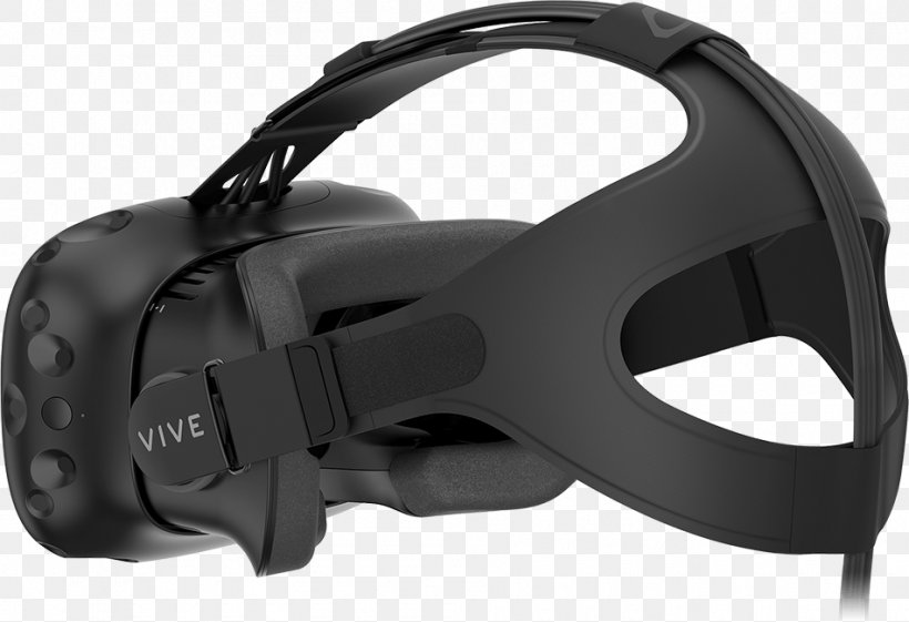 HTC Vive PlayStation VR Virtual Reality Headset, PNG, 950x650px, Htc Vive, Black, Game Controllers, Hardware, Headgear Download Free