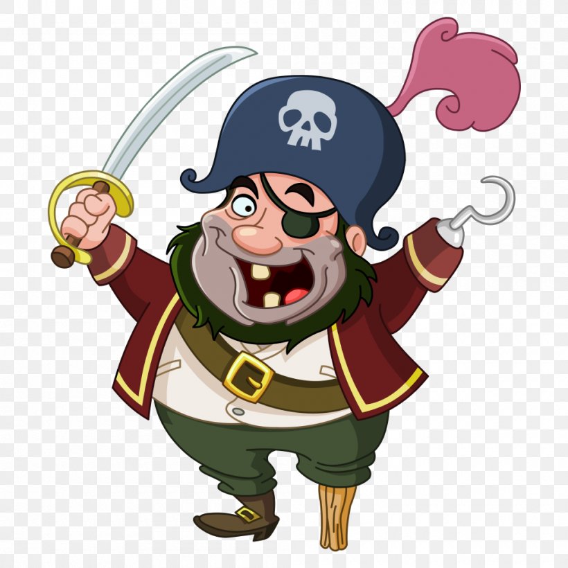 Piracy Cartoon Royalty-free Clip Art, PNG, 1000x1000px, Piracy, Art, Cartoon, Drawing, Fictional Character Download Free