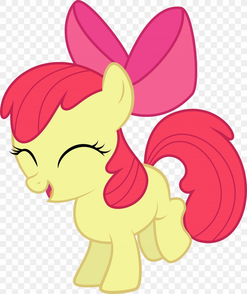Pony Apple Bloom Horse Clip Art, PNG, 6864x8170px, Watercolor, Cartoon, Flower, Frame, Heart Download Free