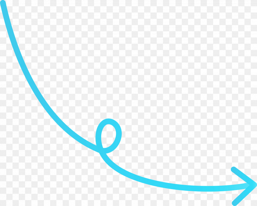 Turquoise Line Aqua Font Circle, PNG, 3000x2413px, Curved Arrow, Aqua, Circle, Line, Paint Download Free
