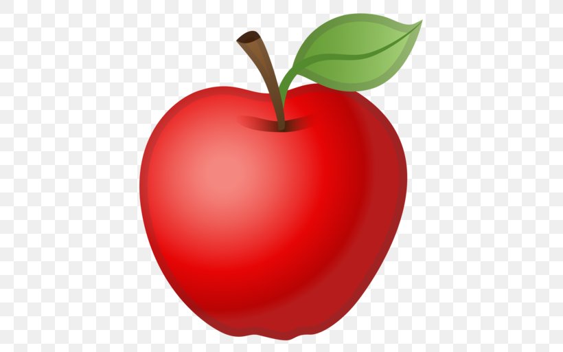 Apple Color Emoji Apple Color Emoji Fruit, PNG, 512x512px, Emoji, Accessory Fruit, Acerola, Apple, Apple Color Emoji Download Free