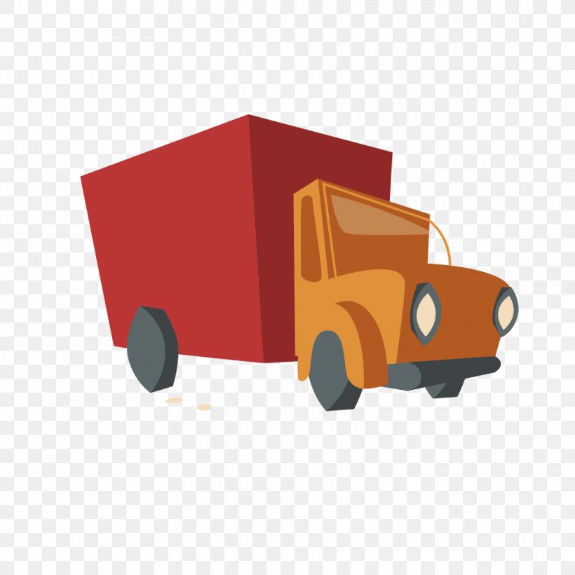 Car Truck Euclidean Vector, PNG, 1000x1000px, Car, Animation, Artworks, Automotive Design, Cartoon Download Free