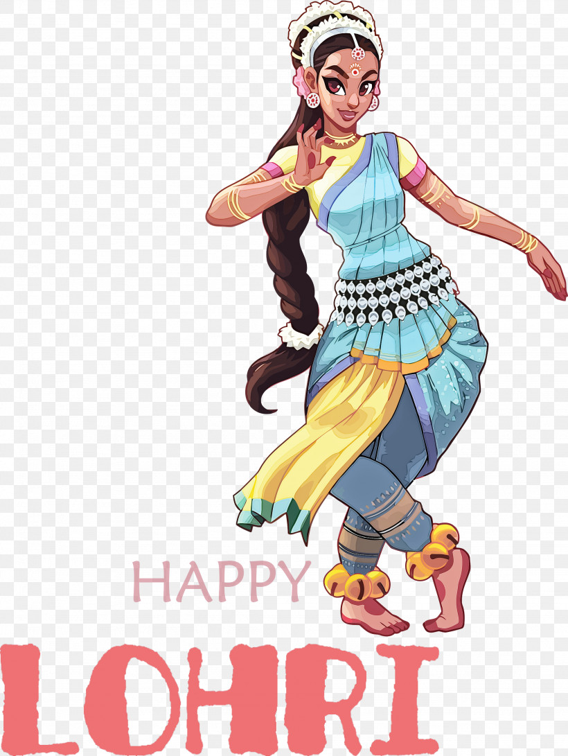 Happy Lohri, PNG, 2254x3000px, Happy Lohri, Cartoon, Concept Art, Dance In India, Drawing Download Free