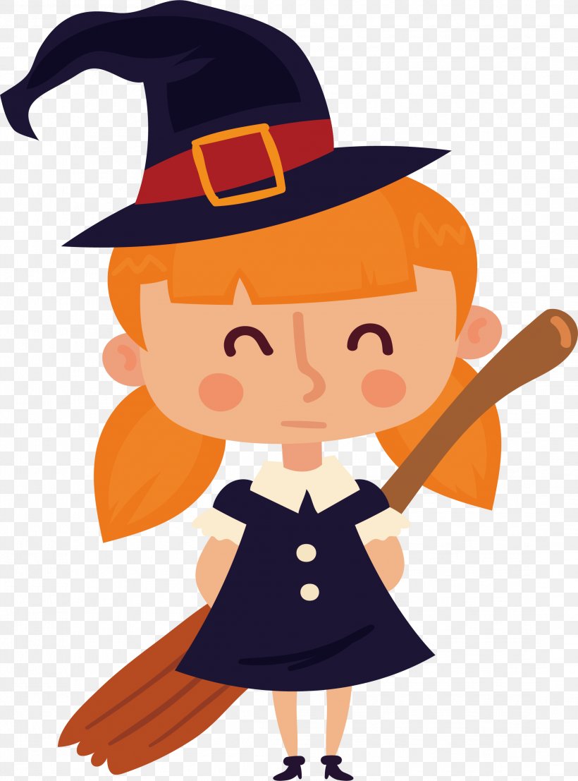 Witchcraft Euclidean Vector, PNG, 2192x2960px, Witchcraft, Art, Boy, Broom, Cartoon Download Free