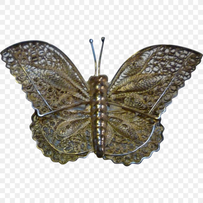 Filigree Brush-footed Butterflies Taxco Silver Jewellery, PNG, 945x945px, Filigree, Brushfooted Butterflies, Brushfooted Butterfly, Butterfly, Gold Download Free