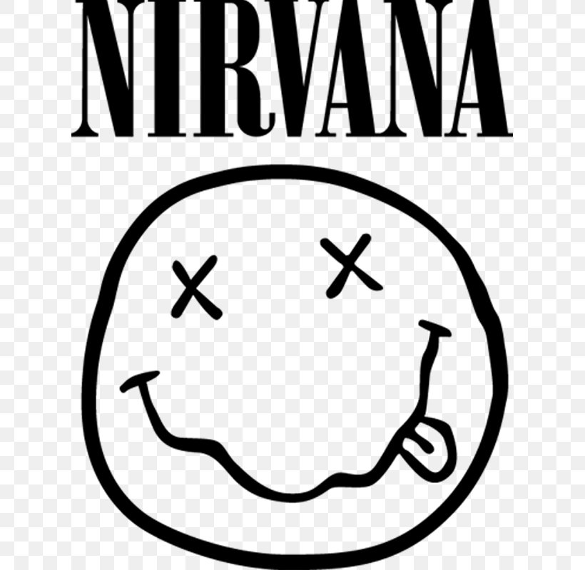 Nirvana Logo Decal Nevermind, PNG, 619x800px, Nirvana, Area, Black, Black And White, Decal Download Free