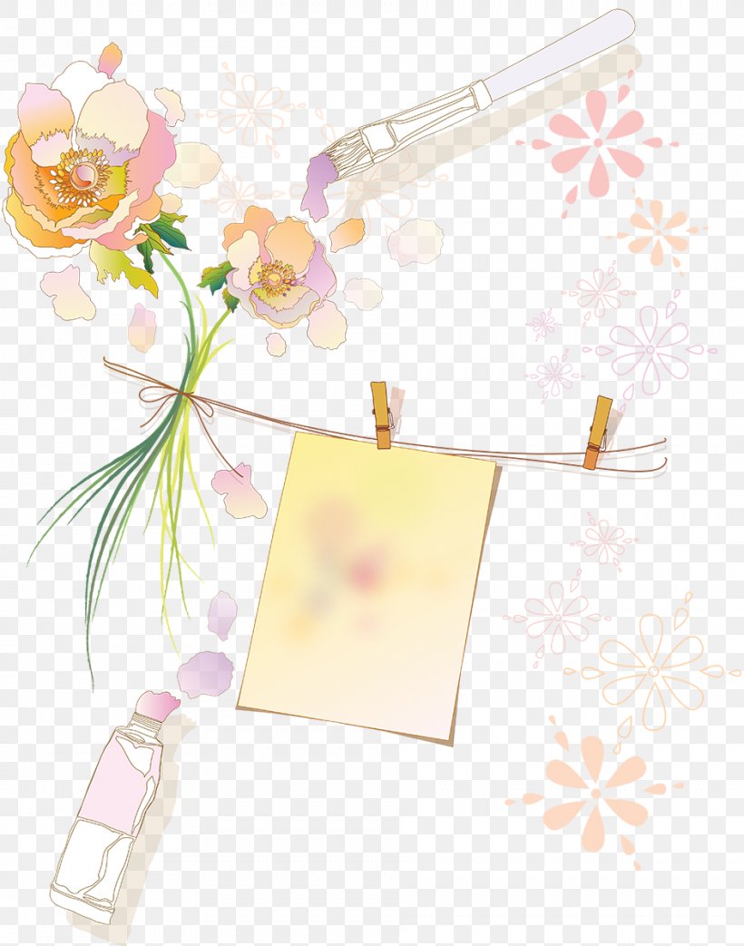 Paper Post-it Note Flower Clip Art, PNG, 943x1200px, Paper, Art, Envelope, Flora, Floral Design Download Free