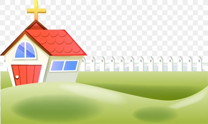 Cartoon Property Illustration, PNG, 934x557px, Cartoon, Energy, Facade, Grass, Green Download Free