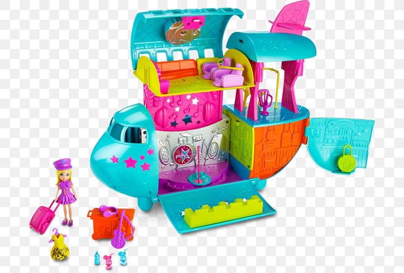 Airplane Polly Pocket Doll Toy Lojas Americanas, PNG, 703x554px, Airplane, Barbie, Clothing Accessories, Doll, Game Download Free