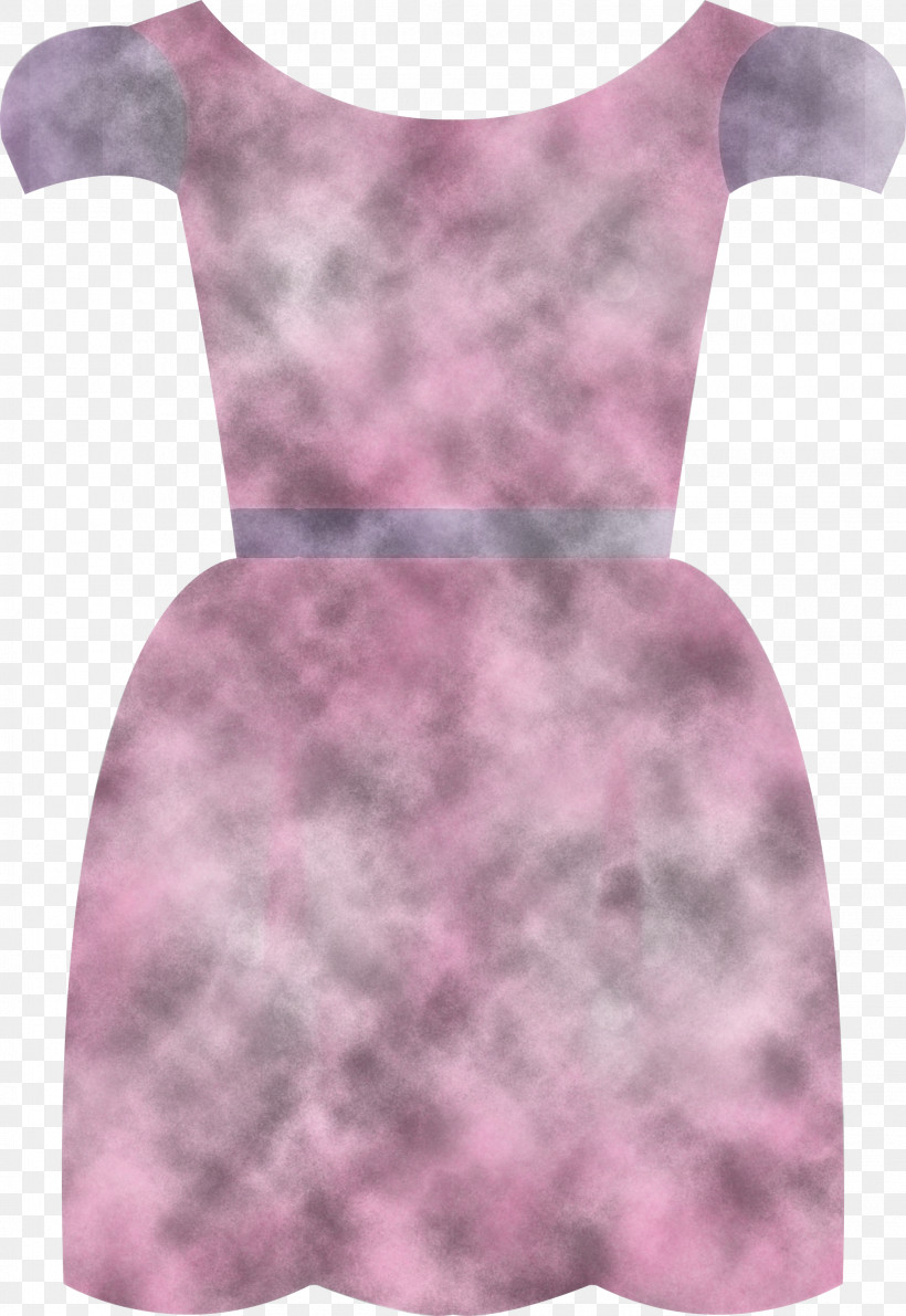 Pink Clothing Purple Dress Sleeve, PNG, 2064x3000px, Watercolor Dress, Clothing, Cocktail Dress, Day Dress, Dress Download Free