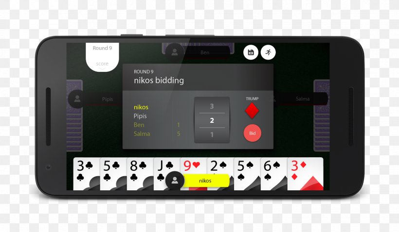 Whist Android Game, PNG, 1756x1024px, Whist, Android, Card Game, Electronic Device, Electronic Instrument Download Free