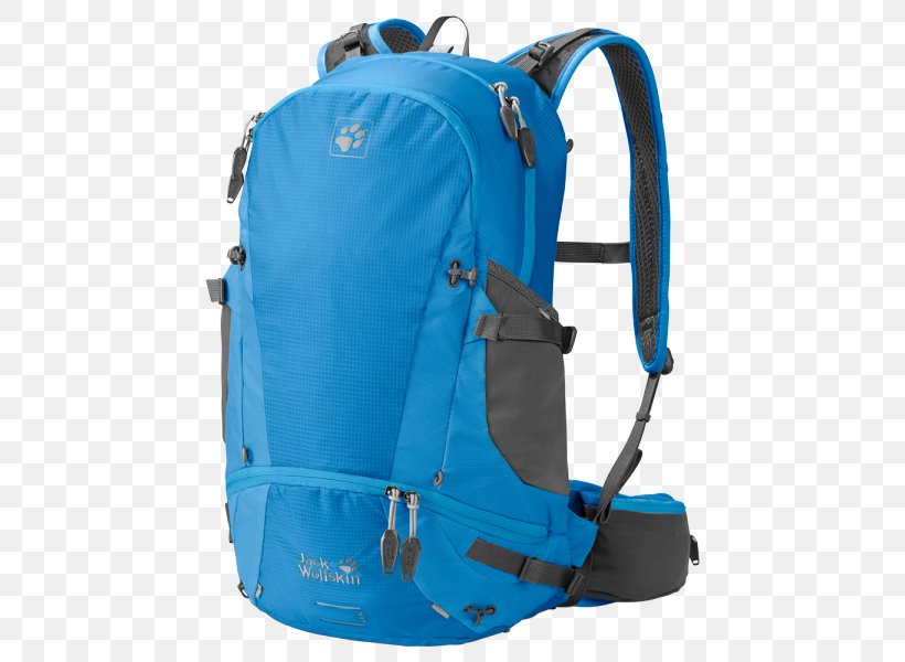 Backpack Jack Wolfskin Hiking Blue Outdoor Recreation, PNG, 600x600px, Backpack, Aqua, Azure, Backpacking, Bag Download Free