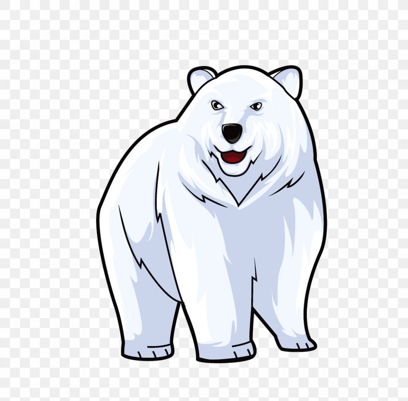 Polar Bear Cartoon, PNG, 1249x1230px, Watercolor, Cartoon, Flower, Frame, Heart Download Free