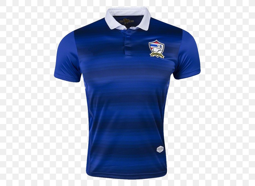 T-shirt Sports Fan Jersey Polo Shirt Football, PNG, 600x600px, 2017, 2018, Tshirt, Active Shirt, Blue Download Free