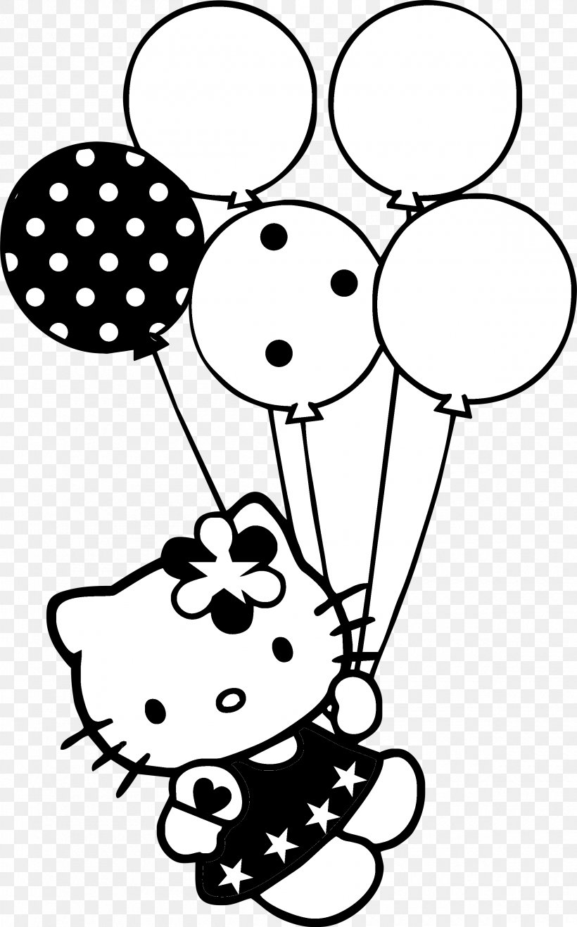 Hello Kitty Toy Balloon Birthday Party, PNG, 2400x3859px, Hello Kitty, Area, Balloon, Birthday, Black Download Free