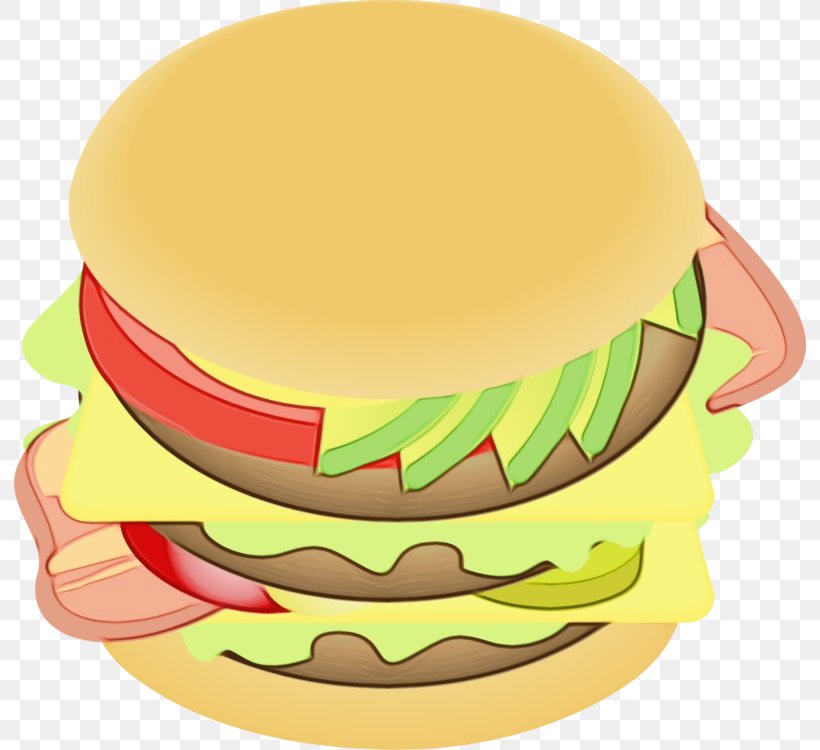 Junk Food Cartoon, PNG, 792x750px, Watercolor, American Food, Baked Goods, Bun, Cheeseburger Download Free
