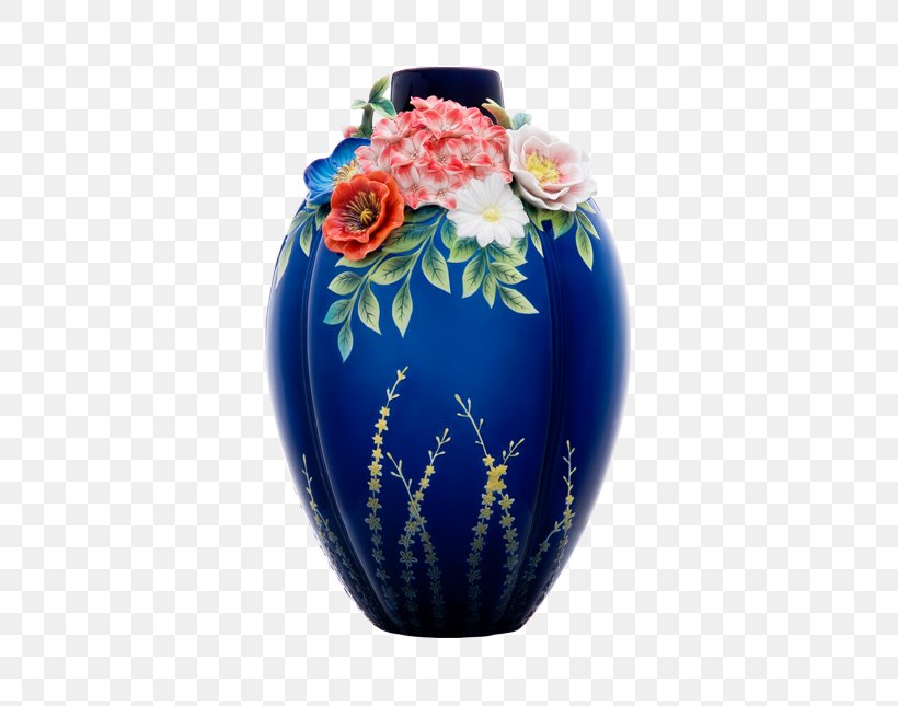 Vase Franz Porcelain Cobalt Blue Urn, PNG, 645x645px, Vase, Art, Artifact, Blue, Cobalt Blue Download Free