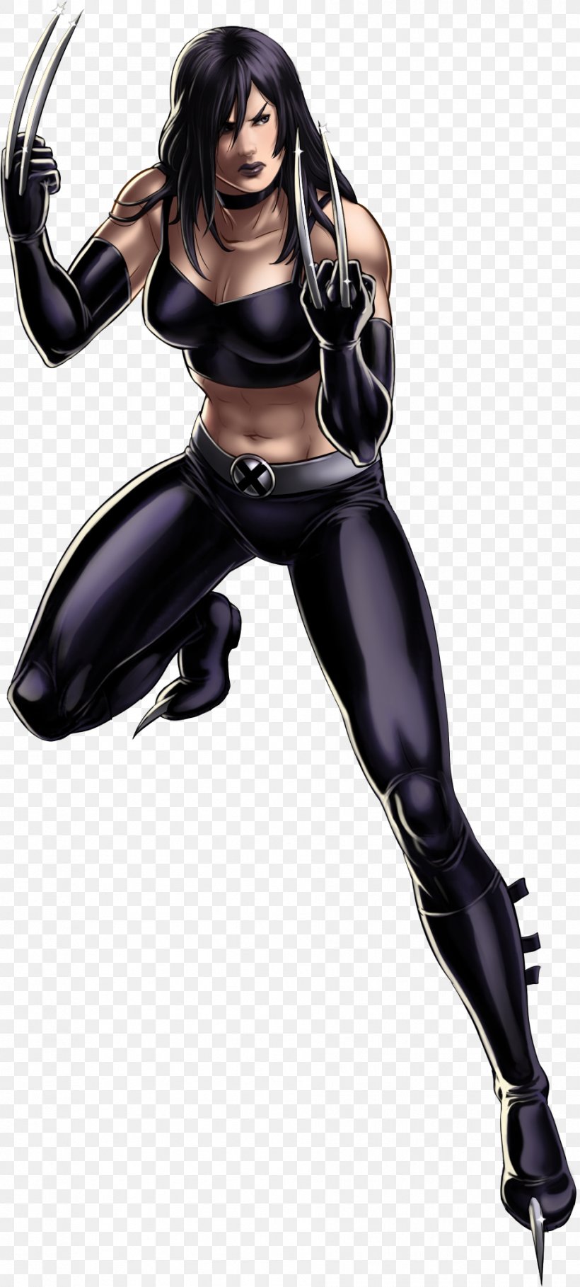 X-23 Marvel: Avengers Alliance Wolverine Ultimate Marvel Vs. Capcom 3 Gambit, PNG, 944x2094px, Watercolor, Cartoon, Flower, Frame, Heart Download Free