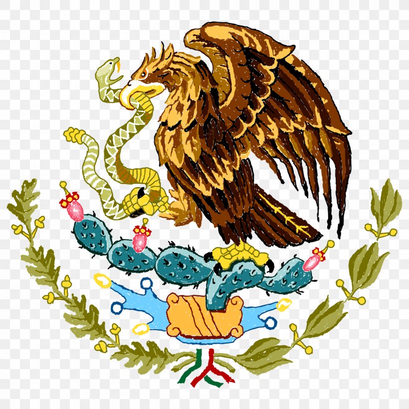 Coat Of Arms Of Mexico Flag Of Mexico Stock Photography, PNG, 1200x1200px, Mexico, Art, Beak, Bird, Bird Of Prey Download Free