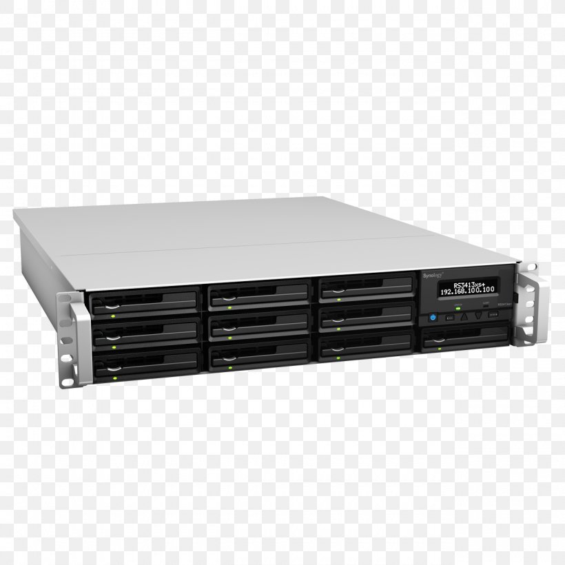 Disk Array Computer Servers Synology Inc. Network Storage Systems Synology RackStation RS10613xs+, PNG, 1280x1280px, Disk Array, Computer Servers, Data Storage, Data Storage Device, Electronic Device Download Free