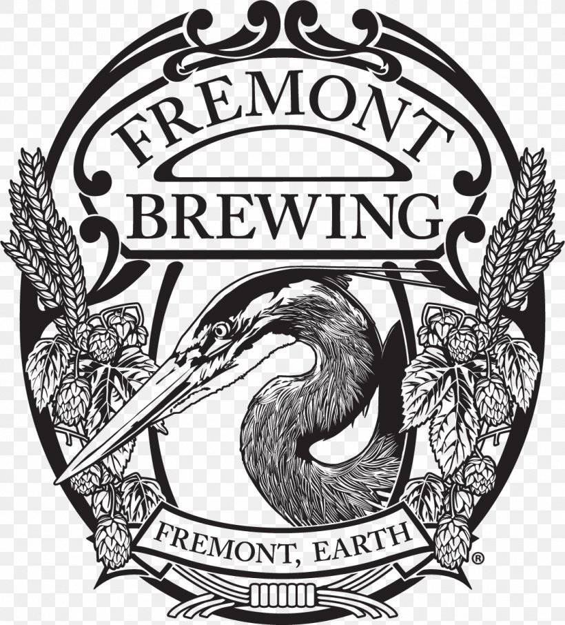 Fremont Brewing Company Beer Logo India Pale Ale Brewery, PNG, 1084x1199px, Beer, Art, Bar, Beer Garden, Black And White Download Free