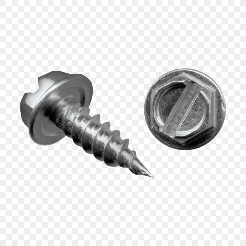 Self-tapping Screw Fastener Sheet Metal, PNG, 1000x1000px, Screw, Blanking And Piercing, Bolt, Drywall, Fastener Download Free